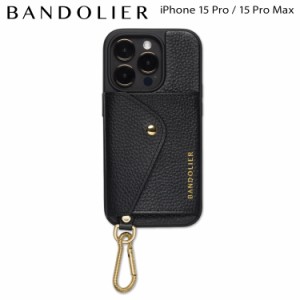 BANDOLIER バンドリヤー iPhone 15Pro 15ProMax スマホケース スマホケース ショルダー 携帯 メンズ レディース ブラック 黒 14RYD