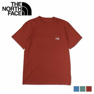 ノースフェイス THE NORTH FACE Tシャツ 半袖 メンズ ポケット 無地 ブルー グリーン オレンジ NF0A812E