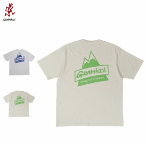 グラミチ GRAMICCI Tシャツ 半袖 メンズ レディース PEAK TEE ホワイト ベージュ 白 G4SU-T078