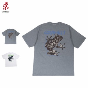 GRAMICCI グラミチ Tシャツ 半袖 スティッキーフロッグ メンズ STICKY FROG TEE ホワイト グレー 白 G4SU-T072