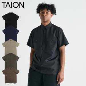 TAION タイオン シャツ ミリタリー ノンダウン ハーフ スリーブシャツ メンズ 半袖 N/D MILITARY HALF SLEEVE SHIRTS TAION-019SHNDML-1