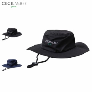 セシルマクビーグリーン CECIL McBEE green ハット 帽子 バケットハット ゴルフ レディース 紐付き CGS2510HT