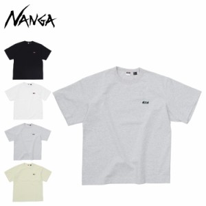 NANGA ナンガ Tシャツ 半袖 エコハイブリッド ボックスロゴ エンブロイダリー ティー メンズ 1G804-A