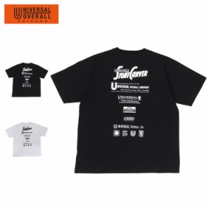 ユニバーサルオーバーオール UNIVERSAL OVERALL Tシャツ 半袖 メンズ 100周年記念 限定 HISTORICAL LOGO TEE  U2413209B