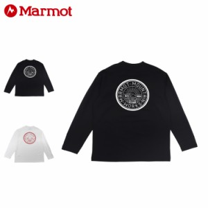 マーモット Marmot Tシャツ 長袖 ロンT カットソー スタンプ ロングスリーブ メンズ 50周年記念 限定 ブラック ホワイト TSSMC409