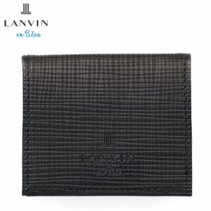 ランバンオンブルー LANVIN en Bleu 財布 小銭入れ コインケース メンズ 本革 BOX型 ゼブダ ブラック 黒 529611