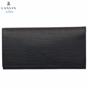 ランバン オン ブルー LANVIN en Bleu 財布 長財布 メンズ 本革 ゼブダ ブラック 黒 529616