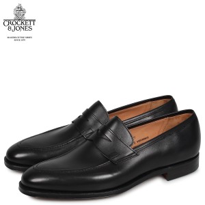 クロケット&ジョーンズ CROCKETT&JONES シドニー ローファー ペニーローファー シューズ メンズ SYDNEY Eワイズ ブラック 黒