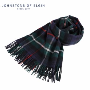 ジョンストンズ Johnstons マフラー カシミア 大判 チェック レディース メンズ CASHMERE TARTAN STOLES WA000056