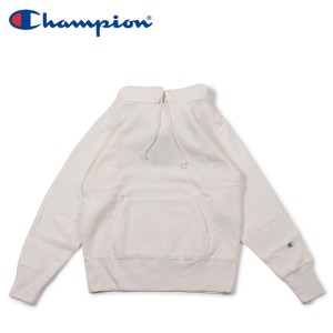 訳あり チャンピオン Champion パーカー プルオーバー スウェット メンズ 無地 オフ ホワイト C3-Q121 返品不可