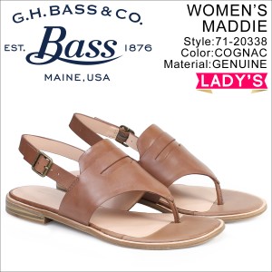 G.H. BASS ジーエイチバス サンダル レディース トング アンクルストラップ MADDIE THONG SANDAL 71-20338 ブラウン