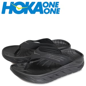 HOKA ONEONE ホカオネオネ サンダル リカバリー メンズ 厚底 ORA RECOVERY FLIP ブラック 黒 1099675