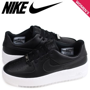 ナイキ NIKE エアフォース1 スニーカー レディース WMNS AIR FORCE 1 SAGE LOW AF1 ブラック 黒 AR5339-002