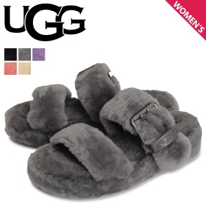 UGG アグ サンダル コンフォートサンダル ファズ イヤー レディース 厚底 WOMENS FUZZ YEAH パープル ピンク 1104662