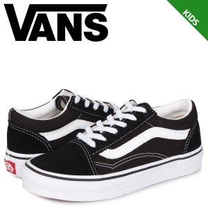 VANS ヴァンズ オールドスクール スニーカー キッズ バンズ OLD SKOOL ブラック 黒 VN000W9T6BT