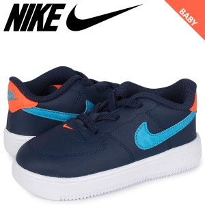 ナイキ NIKE フォース1 スニーカー ベビー キッズ FORCE 1 18 TD ネイビー 905220-403