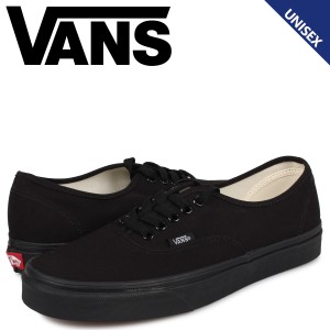 VANS ヴァンズ オーセンティック スニーカー メンズ レディース バンズ AUTHENTIC ブラック 黒 VN000EE3BKA