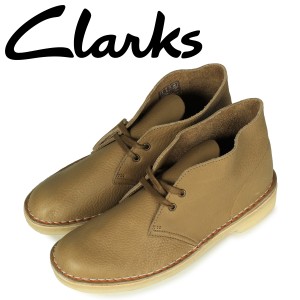 クラークス Clarks デザートブーツ メンズ レザー DESERT BOOT ダーク オリーブ 26157317