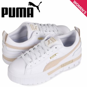 PUMA プーマ スニーカー レディース メイズ レザー ウィメンズ 厚底 MAYZE LEATHER WOMENS ホワイト 白 381983-02