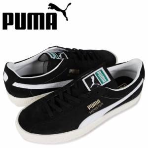 プーマ PUMA ミュンスター クラシック スニーカー メンズ MUENSTER CLASSIC ブラック 黒 383406-02
