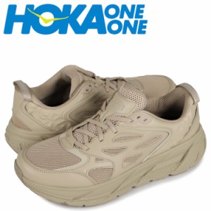 HOKA ONE ONE ホカオネオネ スニーカー クリフトン エル メンズ CLIFTON L ベージュ 1114770