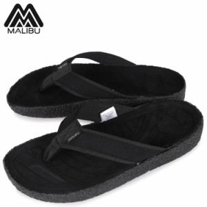 マリブサンダルズ MALIBU SANDALS サンダル トングサンダル ビーチサンダル メンズ ブラック 黒 MS07-0019
