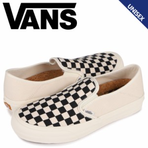 VANS ヴァンズ スリッポン スニーカー メンズ レディース バンズ SLIP-ON SF ホワイト 白 VN0A3MVD42E