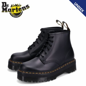 ドクターマーチン Dr.Martens 101 6ホール ブーツ クワッド メンズ レディース QUAD ブラック 黒 27753001