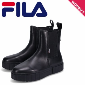 FILA フィラ サイドゴアブーツ サンドブラスト チェルシー レディース SAND BLAST CHELSEA ブラック 黒 WFW22054-001