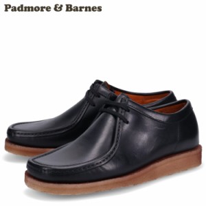 PADMORE&BARNES パドモアアンドバーンズ ワラビー ブーツ オリジナル メンズ ORIGINAL ブラック 黒 P204