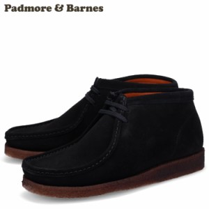 PADMORE&BARNES パドモアアンドバーンズ ワラビー ブーツ オリジナル メンズ ORIGINAL BOOT ブラック 黒 P404