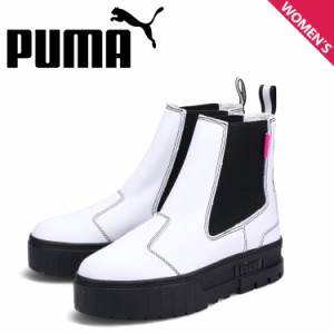 PUMA プーマ サイドゴアブーツ メイズ チェルシー ポップ ウィメンズ レディース 厚底 MAYZE CHELSEA POP WNS ホワイト 白 384549-01