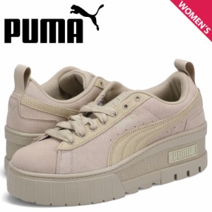 PUMA プーマ スニーカー メイズ ウェッジ トーナル ウィメンズ レディース 厚底 MAYZE WEDGE TONAL WNS ベージュ 38674302