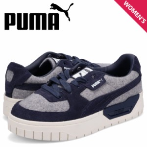 PUMA プーマ スニーカー カリ ドリーム レディース 厚底 WNS CALI DREAM WOOLY グレー 387149-01