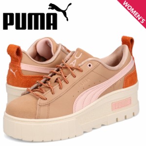 PUMA プーマ スニ―カー メイズ ウェッジ レディース 厚底 MAYZE WEDGE WILD WOMAN WOMENS ブラウン 38986801