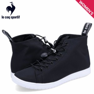 ルコック スポルティフ le coq sportif スニーカー アルマ ミッド 2 レディース LA ALMA MID II T+R ブラック 黒 QL1UJD50BK