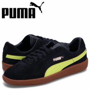 PUMA プーマ スニーカー アーミートレーナー スウェード メンズ ARMY TRAINER SUEDE ブラック 黒 388156-06