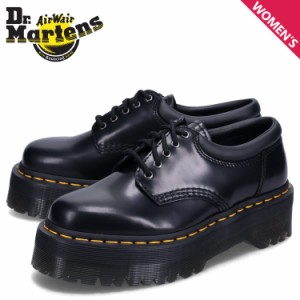 ドクターマーチン Dr.Martens 5ホール シューズ クアッド レトロ レディース 8053 QUAD 5 TIE SHOE ブラック 黒 24690001