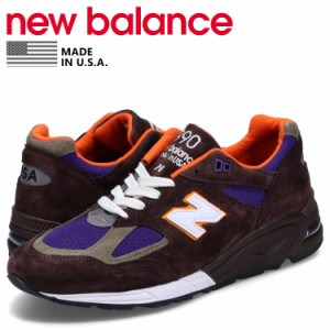 ニューバランス new balance 990 スニーカー メンズ Dワイズ MADE IN USA 990 ブラウン M990BR2