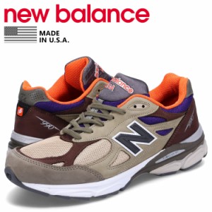 ニューバランス new balance 990 スニーカー メンズ Dワイズ MADE IN USA 990 ブラウン M990BT3