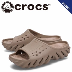 クロックス crocs サンダル エコー スライド メンズ レディース ECHO SLIDE ブラウン 208170-2G9