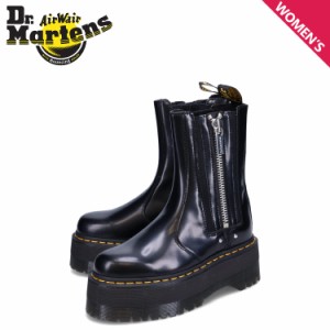 ドクターマーチン Dr.Martens サイドゴア チェルシー ブーツ レディース 厚底 サイドジップ 2976 MAX CHELSEA ブラック 黒 26903001