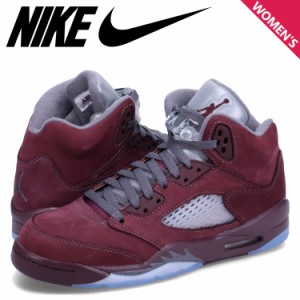 ナイキ NIKE エアジョーダン5 レトロ スニーカー レディース AIR JORDAN 5 RETRO SE GS バーガンディー FN4233-600