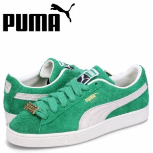 PUMA プーマ スウェード ファットレース スニーカー メンズ スエード SUEDE FAT LACE グリーン 393167-02