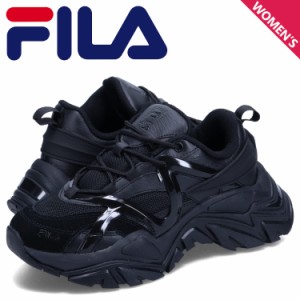 FILA フィラ スニーカー エレクトローブ 3 レディース 厚底 ELECTROVE 3 ブラック 黒 5RM02605-001