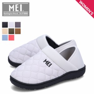 MEI メイ モックシューズ スリッポン ルームシューズ スリッパ レディース キルティング 撥水 MOC SHOES MEI-SHL-233001