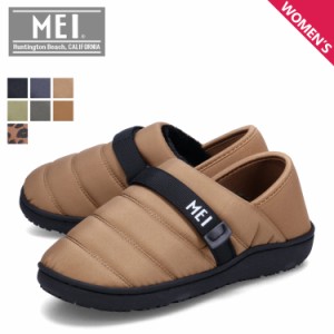 MEI メイ モックシューズ スリッポン ルームシューズ スリッパ レディース キルティング 撥水 BELT MOCSHOES MEI-SHL-233003