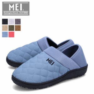 MEI メイ モックシューズ スリッポン ルームシューズ スリッパ メンズ キルティング 撥水 MOC SHOES MEI-SHM-233001