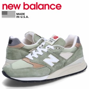 ニューバランス new balance 998 スニーカー メンズ Dワイズ MADE IN USA グリーン U998GT