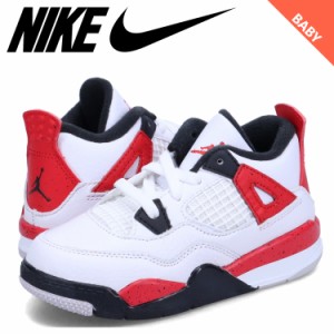 ナイキ NIKE ジョーダン4 レトロ TD スニーカー ベビー キッズ JORDAN 4 RETRO TD ホワイト 白 BQ7670-161